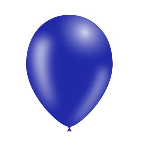 Donkerblauwe Ballonnen 25cm 50st van Balloonia koop je bij Partywinkel