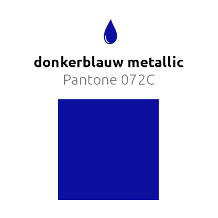 Donkerblauwe Ballonnen Metallic 25cm 50st van Balloonia koop je bij Partywinkel