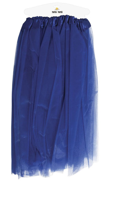 Donkerblauwe Tutu Dames 60cm van Fiestas Guirca koop je bij Partywinkel