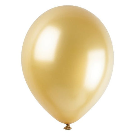 Donkergouden Parelballonnen 30cm 50st van Unique koop je bij Partywinkel