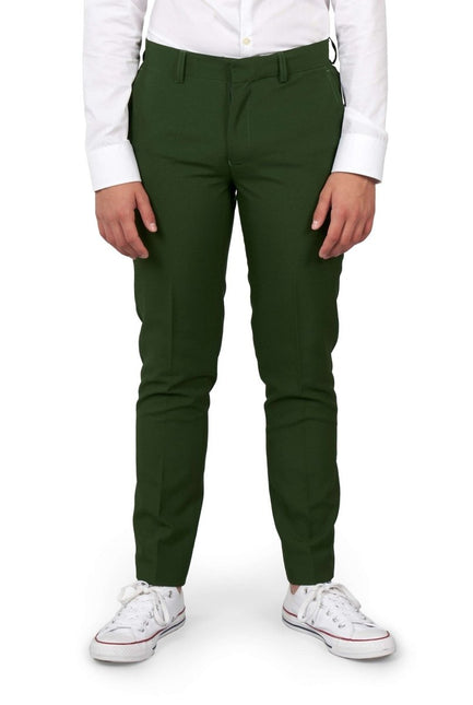 Donkergroen Pak Jongen Tiener OppoSuits van OppoSuits koop je bij Partywinkel