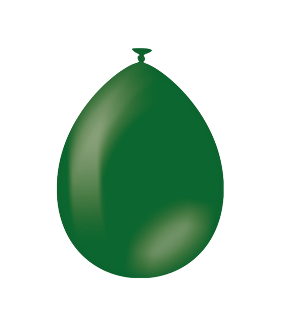 Donkergroene Ballonnen 30cm 25st van Paper Dreams koop je bij Partywinkel