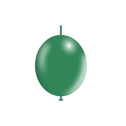 Donkergroene Knoopballonnen 30cm 50st van Balloonia koop je bij Partywinkel