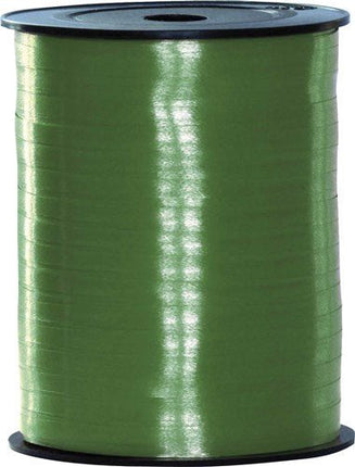 Donkergroene Lint 10Mm 250m van Haza Witbaard koop je bij Partywinkel