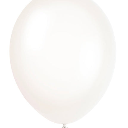 Doorzichtige Ballonnen Glans 30cm 10st van Unique koop je bij Partywinkel