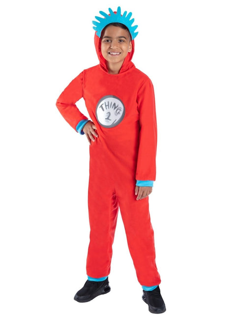 Dr Seuss Cat in the Hat, Thing 1 & 2 Kostuum Uni kids van Smiffys koop je bij Partywinkel