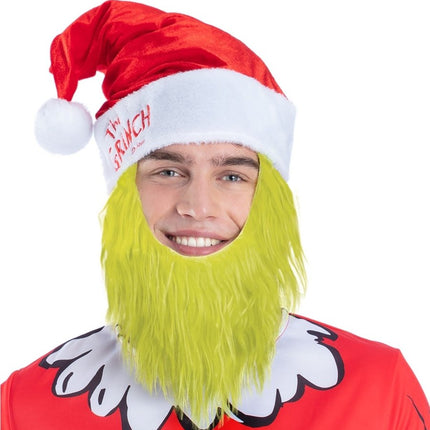 Dr. Seuss The Grinch Santa Hoed van Smiffys koop je bij Partywinkel