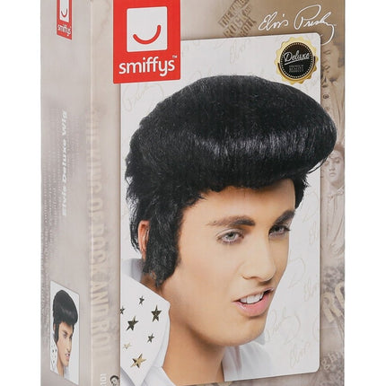 Elvis Deluxe Wig, Pruik van Smiffys koop je bij Partywinkel