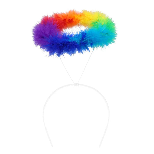 Engel Accessoireset Regenboog 2 delig van Boland koop je bij Partywinkel