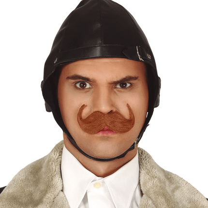 Engelse Snor Bruin van Fiestas Guirca koop je bij Partywinkel