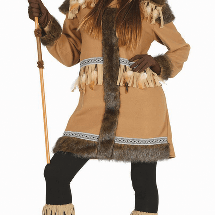 Eskimo Kostuum Dames Bruin van Fiestas Guirca koop je bij Partywinkel