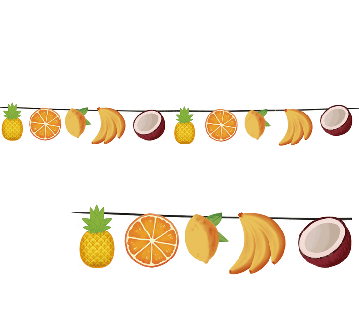 Exotisch Fruit Slinger 3m van Fiestas Guirca koop je bij Partywinkel