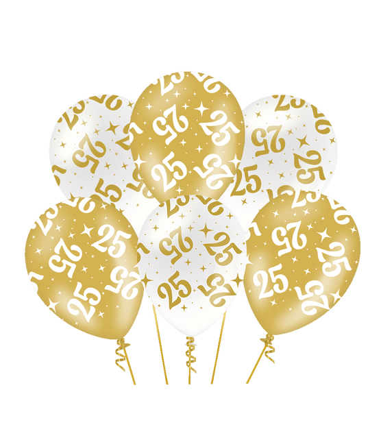 Fancy party latex ballonnen - 25 van Paper Dreams koop je bij Partywinkel