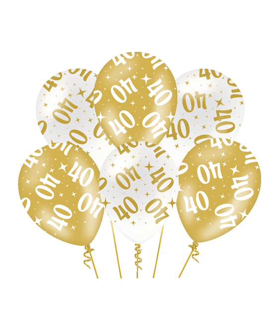 Fancy party latex ballonnen - 40 van Paper Dreams koop je bij Partywinkel