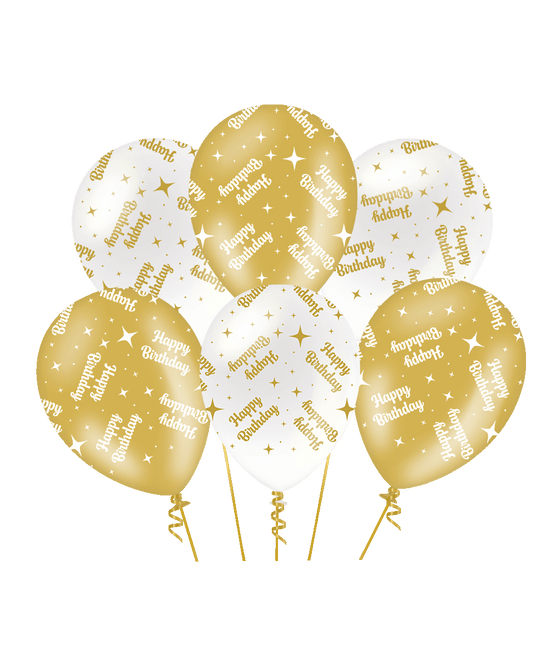 Fancy party latex ballonnen - Happy birthday van Paper Dreams koop je bij Partywinkel