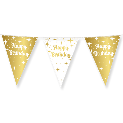 Fancy party Vlaggenlijn folie - Happy birthday van Paper Dreams koop je bij Partywinkel