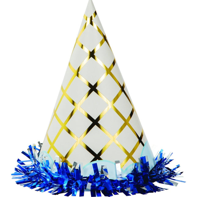 Feesthoedjes Ijshoorn 8st van Creative Converting koop je bij Partywinkel