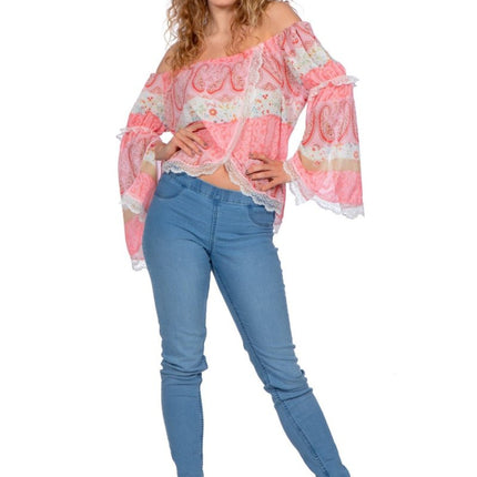 Festival Blouse Dames Roze van Wilbers & Wilbers koop je bij Partywinkel