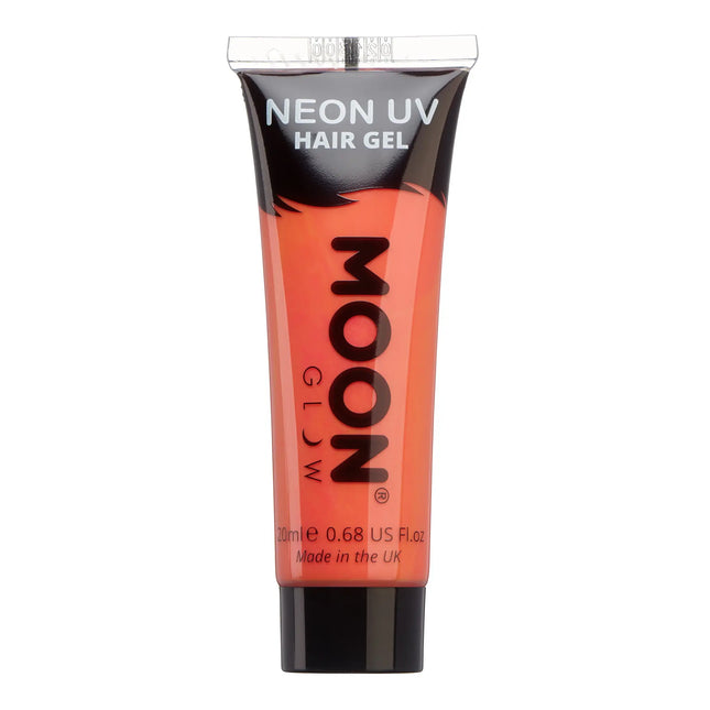 Moon Glow Neon UV hiusgeeli Intense Red 20ml