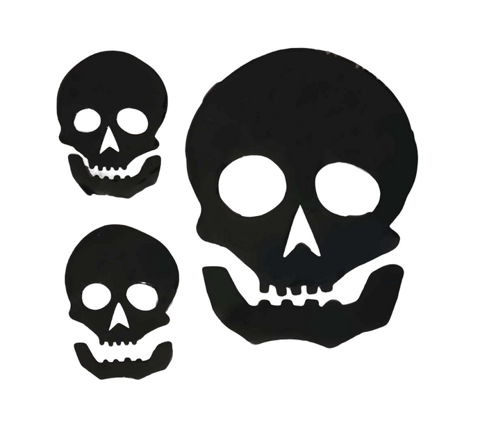 Halloween ikkuna koriste pääkallo 25cm