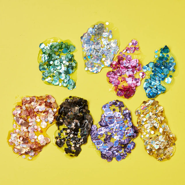 Moon Glitter Hologrammi Hologrammi Chunky Glitter Gel Silver 12ml