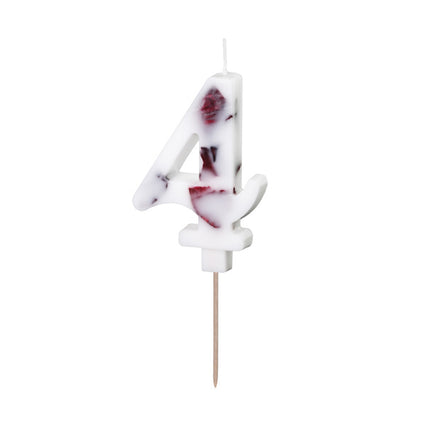 4 vuoden kynttilän terälehdet 8cm