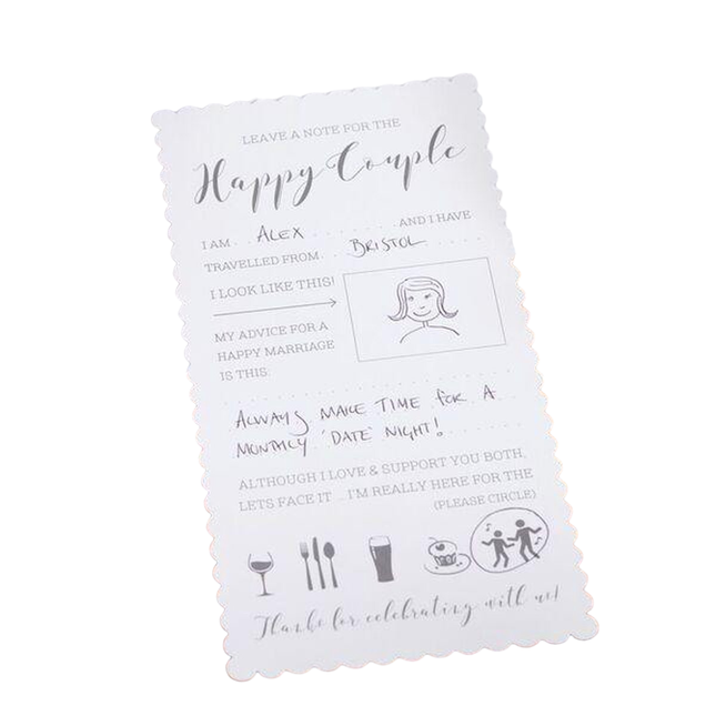 Hääkortti neuvoja 22cm