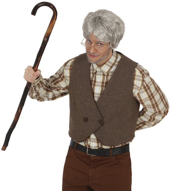 Ruskea kävelykeppi 95cm