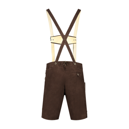 Miesten tummanruskeat nahkahousut