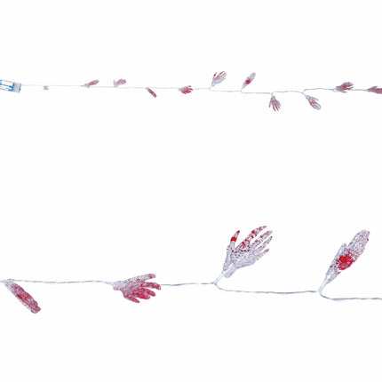 Halloween Light Garland LED luuranko käsi 1.15m