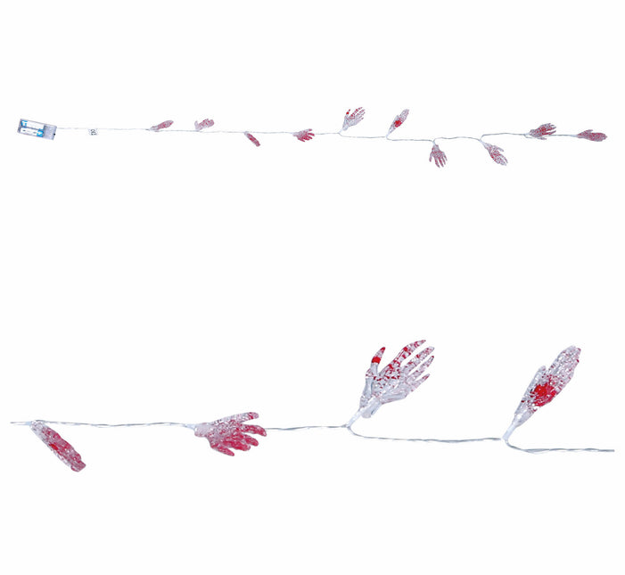 Halloween Light Garland LED luuranko käsi 1.15m