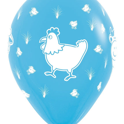 Ilmapallot Maatilan eläimet sekoitus 30cm 25kpl