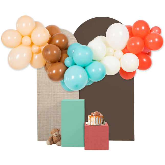 Värillinen ilmapallokaari 66 kpl