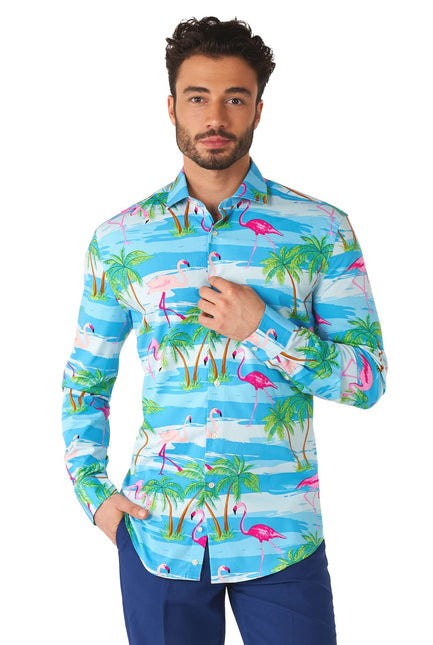 Hawaii Flamingo paita Miesten OppoSuits