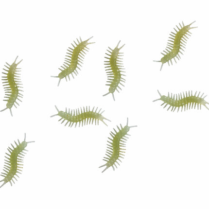 Pöydän koriste tuhatjalkaiset hehkuvat pimeässä 6cm 8kpl