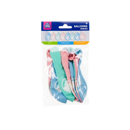 Hevonen ilmapallot 30cm 8kpl