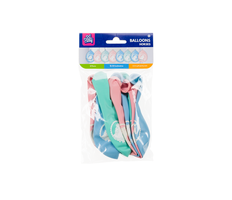 Hevonen ilmapallot 30cm 8kpl
