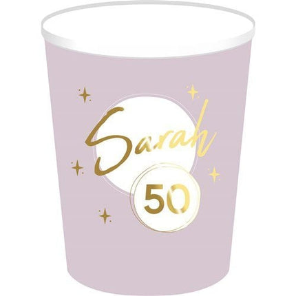 Sarah Cup Gold Pink 250ml 8kpl