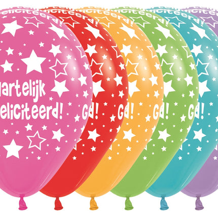 Ilmapalloja Happy Birthday Mix 30cm 25kpl