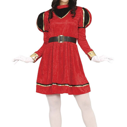 Pietenpak mekko punainen