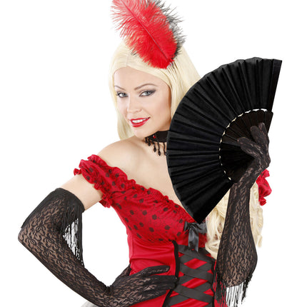 Musta tuuletin kangas