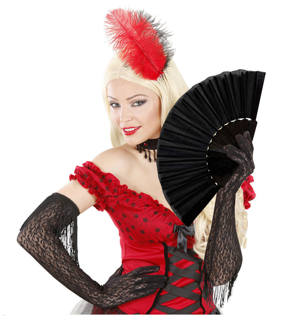 Musta tuuletin kangas