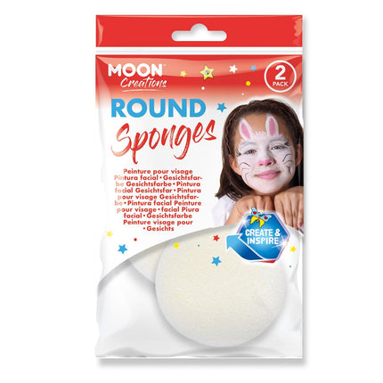 Moon Creations pyöreä sieni 2 Pack
