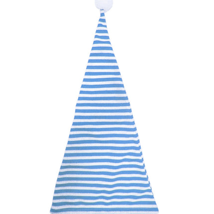 Sininen valkoinen nukkuva hattu