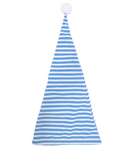 Sininen valkoinen nukkuva hattu