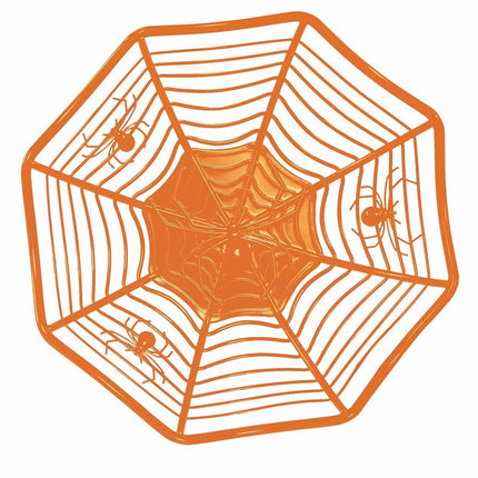 Oranssi Halloween kulho hämähäkki 28cm