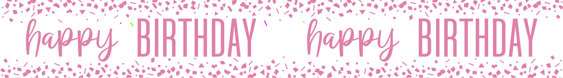 Hyvää syntymäpäivää banneri 2.74m
