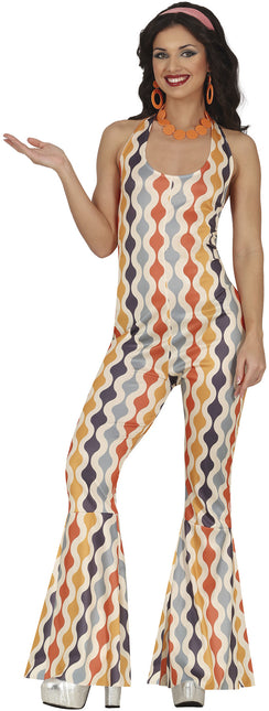 Disco 70S Jumpsuit Värilliset naiset