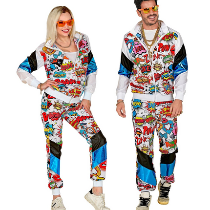 Neon 80S Verryttelypuku Virhe pop-taide