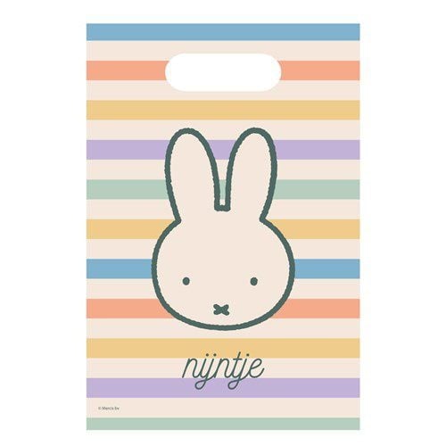 Miffy jakopussit värilliset 23cm 6kpl 6kpl